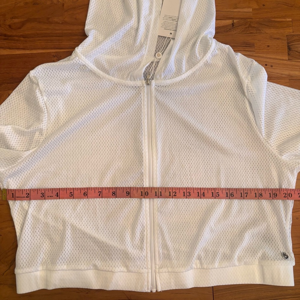 Buffbunny White Spice Mesh Crop Jacket – Size XXL – NWT - Picture 11 of 12